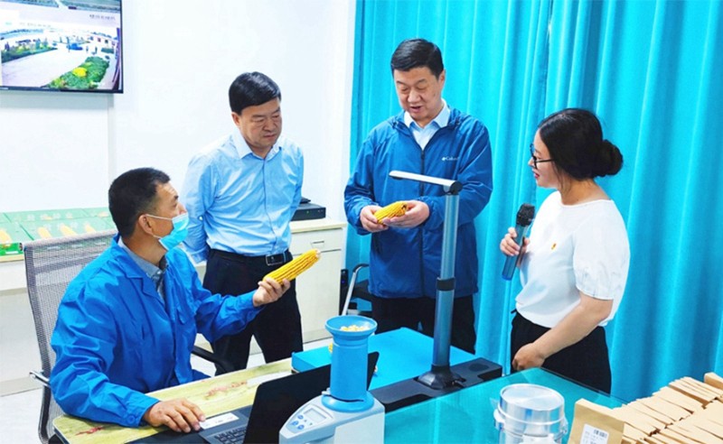 甘肅省地方金融監(jiān)管局、甘肅證監(jiān)局領(lǐng)導(dǎo)蒞臨敦煌種業(yè)調(diào)研指導(dǎo)